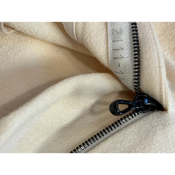 Roland Mouret Women’s Wool Pleated Cuffed Trousers – Cream – UK 10 / US 6 - Picture 9 of 10